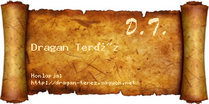 Dragan Teréz névjegykártya